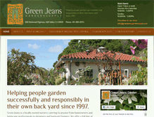 Tablet Screenshot of greenjeansgardensupply.com